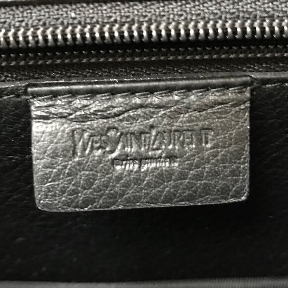 YSL rive gauche WALLET Wristlet clutch bag BLACK NWT Authentic - Picture 10 of 11